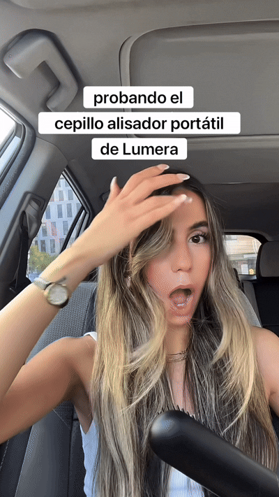 Lumera cepillo alisador